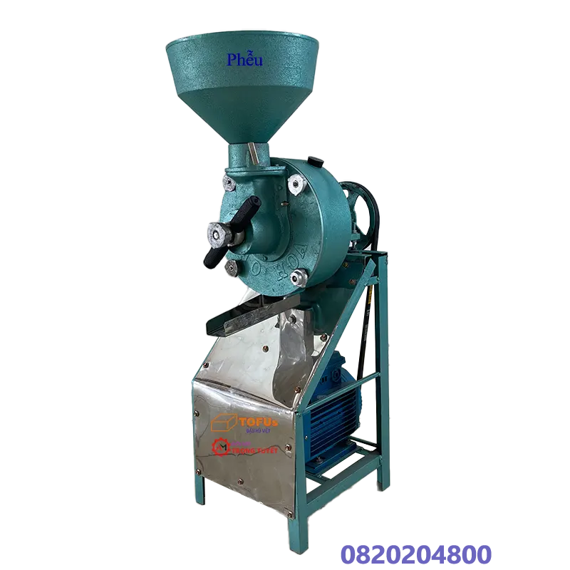 Máy xay đầu ngang bằng nhôm - dây curoa 